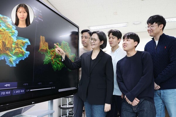 (왼쪽부터) 박영준 박사후연구원, 윤윤진 교수,윤석우 연구원,장건희 석박사통합과정, 김남우 박사후연구원, (오른쪽 상단 원 표시)노준영 석사과정 (출처: KAIST) / 2025.10.29