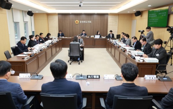 제430회 정례회 2차 예산결산특별위원회 (출처: 충북도의회) / 2025.11.25