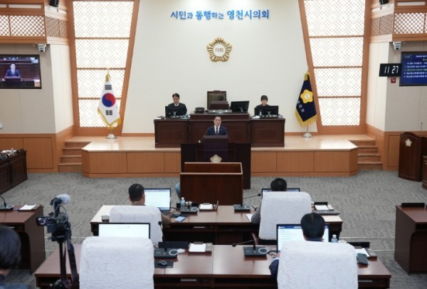 최기문 영천시장,시정연설 (출처: 영천시) / 2025.11.25