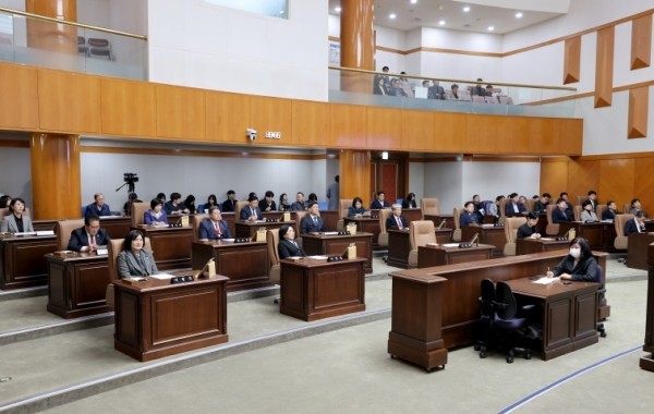 본회의장 (출처: 성동구의회) / 2025.11.25