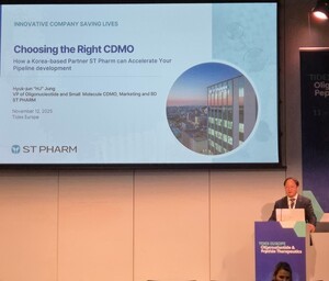 에스티팜, EURO TIDES 2025 출격…글로벌 고객사 접점 확대