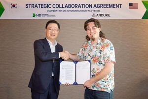 HD현대, 안두릴과 첫 자율 무인수상함 건조 계약 체결