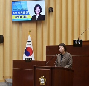 광주 서구의회 김형미 의원, 대각선 횡단보도 도입 촉구